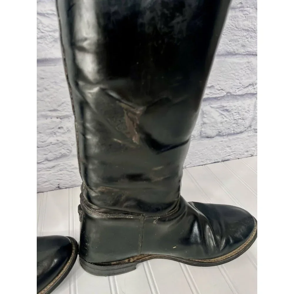 EISERS Women's Black "Last" Leather Ridding Boots US 8 - Picture 4 of 9